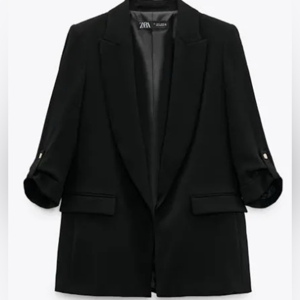 Zara Elegant Black Women's Blazer
